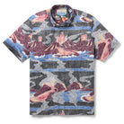Reyn Spooner VOLCANOES NATIONAL PARK BUTTON FRONT in BLACK