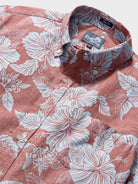 Reyn Spooner ALOHA BISCUS BUTTON FRONT in FADED GINGER