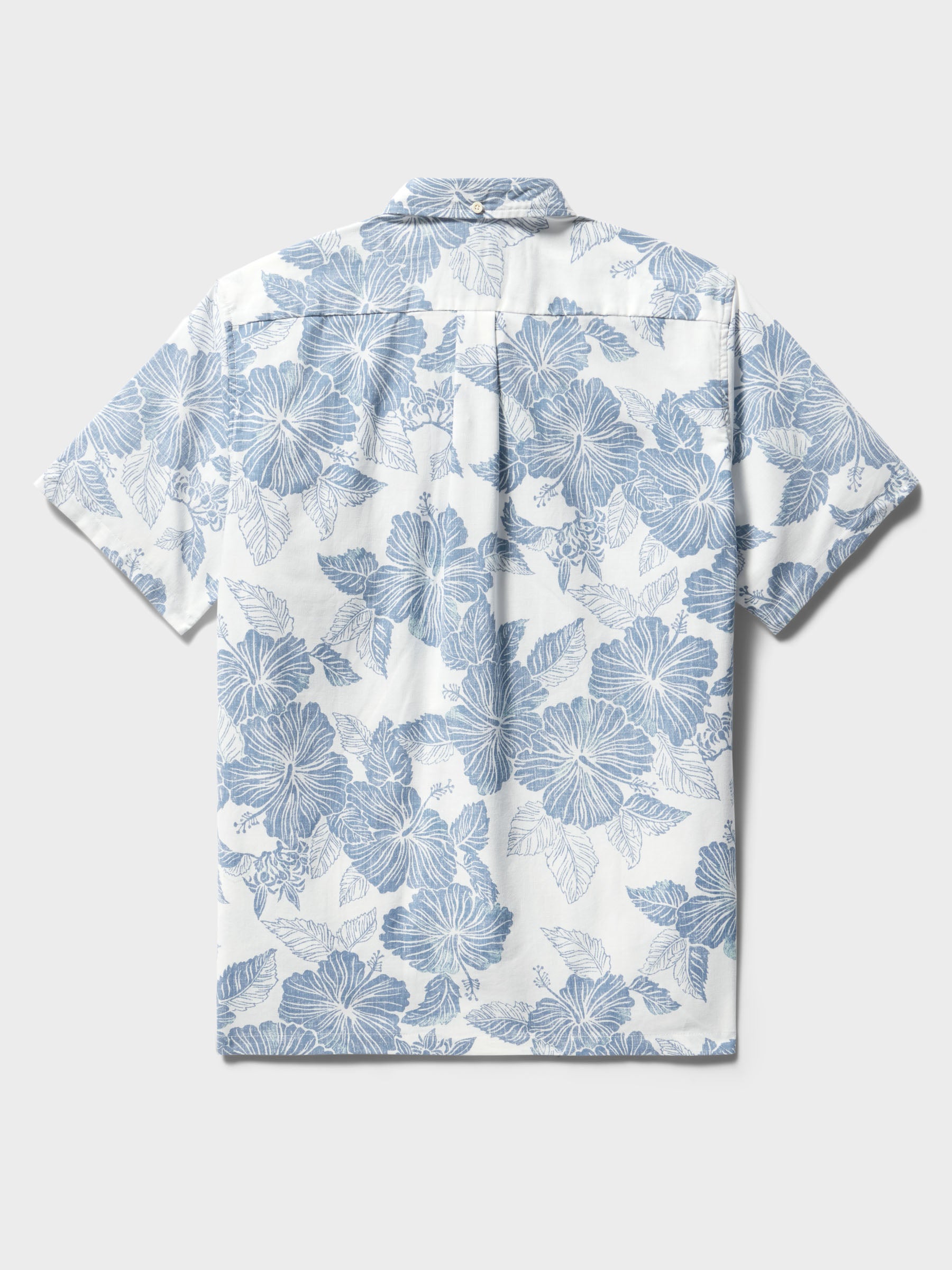 Reyn Spooner ALOHA BISCUS BUTTON FRONT in WHITE 