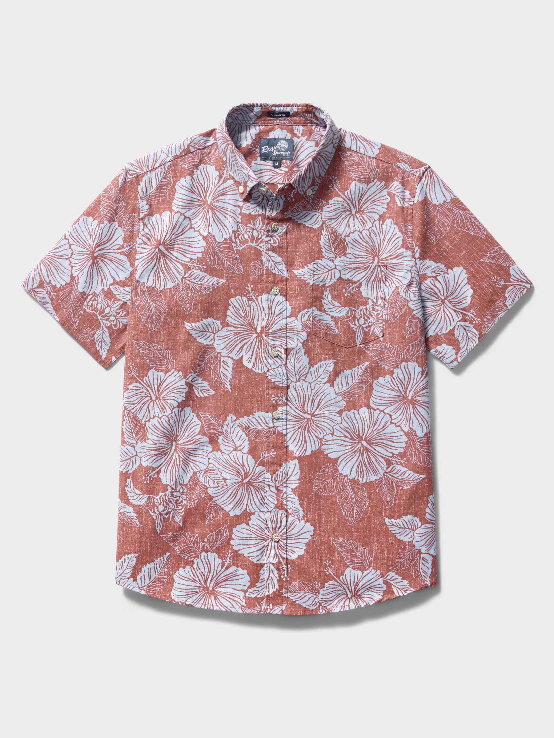 Reyn Spooner ALOHA BISCUS TAILORED in FADED GINGER