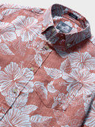 Reyn Spooner ALOHA BISCUS TAILORED in FADED GINGER