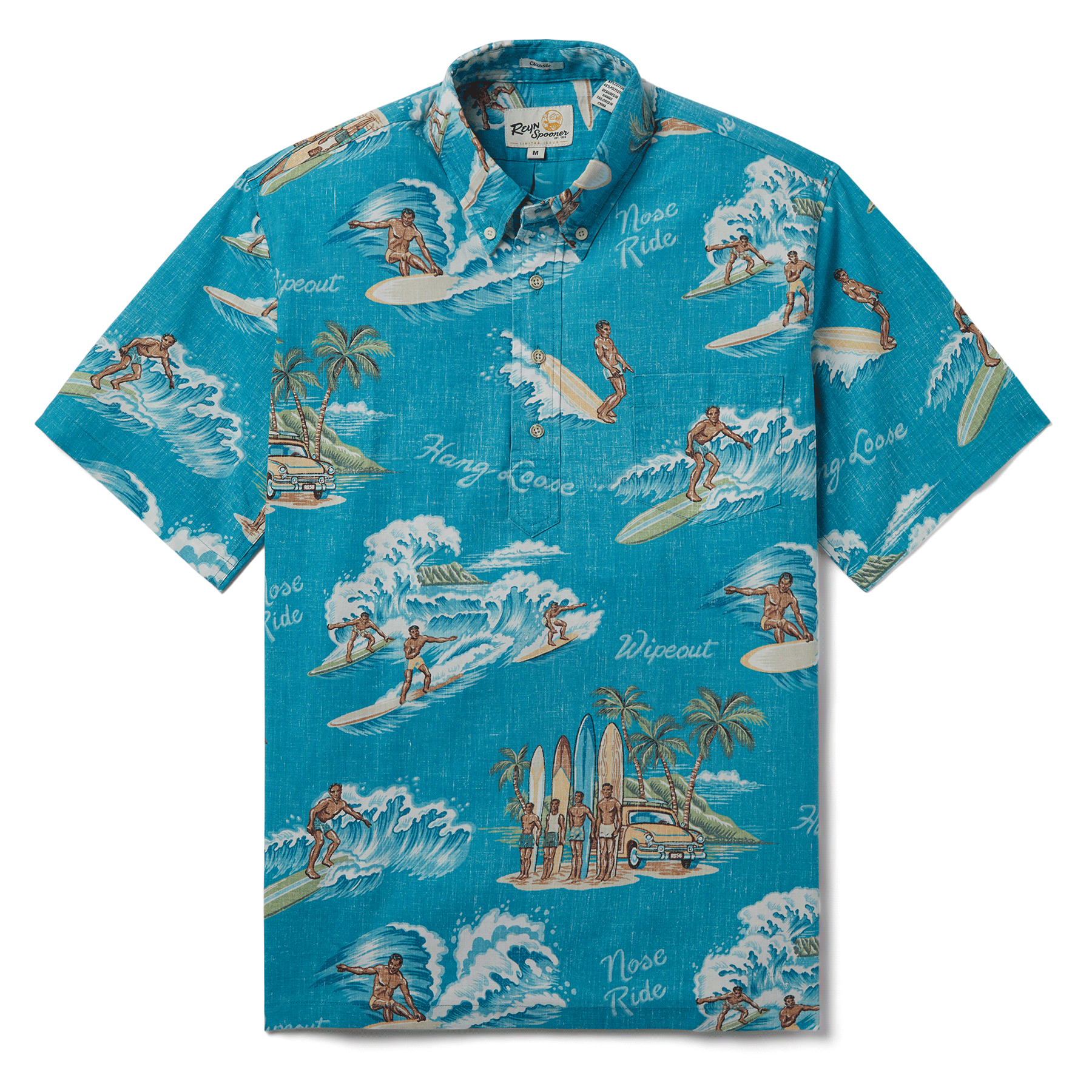 Reyn Spooner WAVERIDERS PULLOVER in BLUE MOON