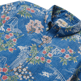 Reyn Spooner SAKURA SPRING PULLOVER in OCEAN BLUE
