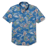 Reyn Spooner SAKURA SPRING TAILORED in OCEAN BLUE