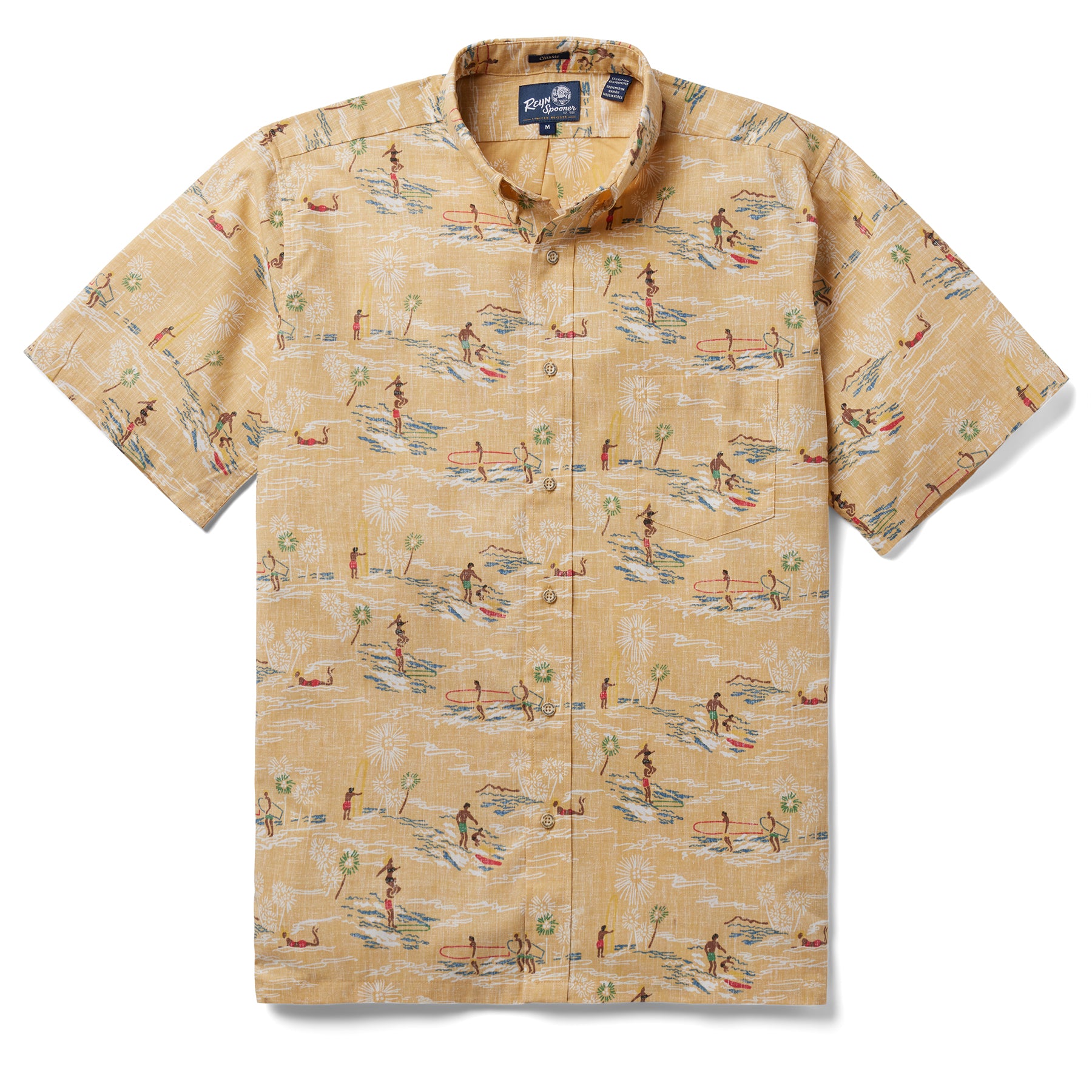 Reyn Spooner SURFER'S PARADISE BUTTON FRONT in SUNSET