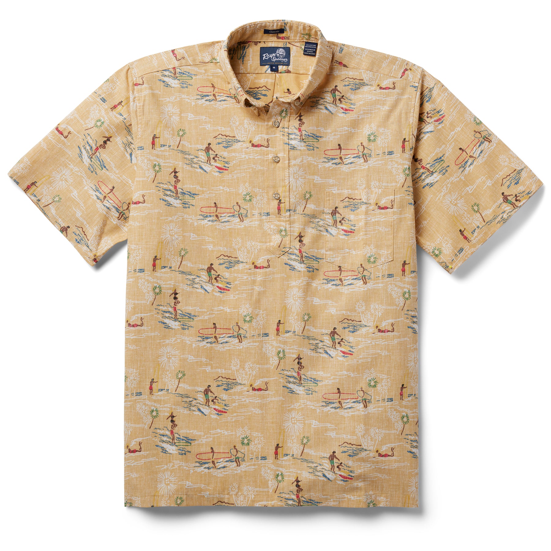 Reyn Spooner SURFER'S PARADISE PULLOVER in SUNSET