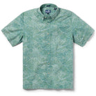 Reyn Spooner MOLOKAI CHANNEL BUTTON FRONT in GREEN