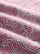 Reyn Spooner MOLOKAI CHANNEL BUTTON FRONT in VINTAGE RED