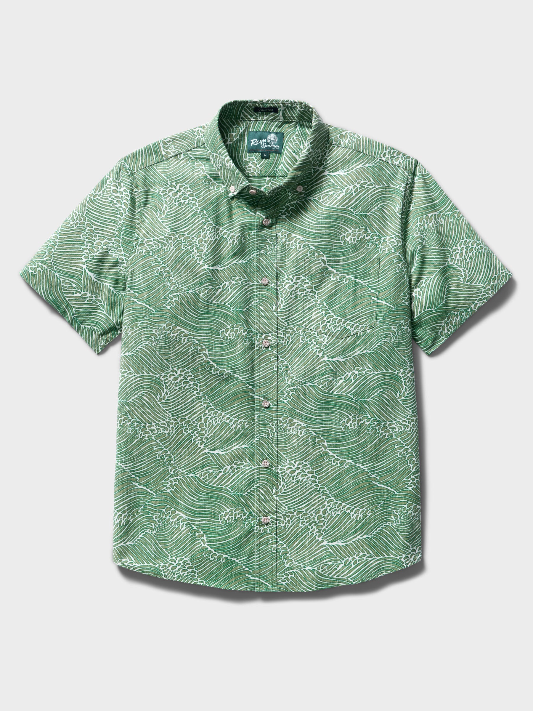 Reyn Spooner MOLOKAI CHANNEL TAILORED in GREEN