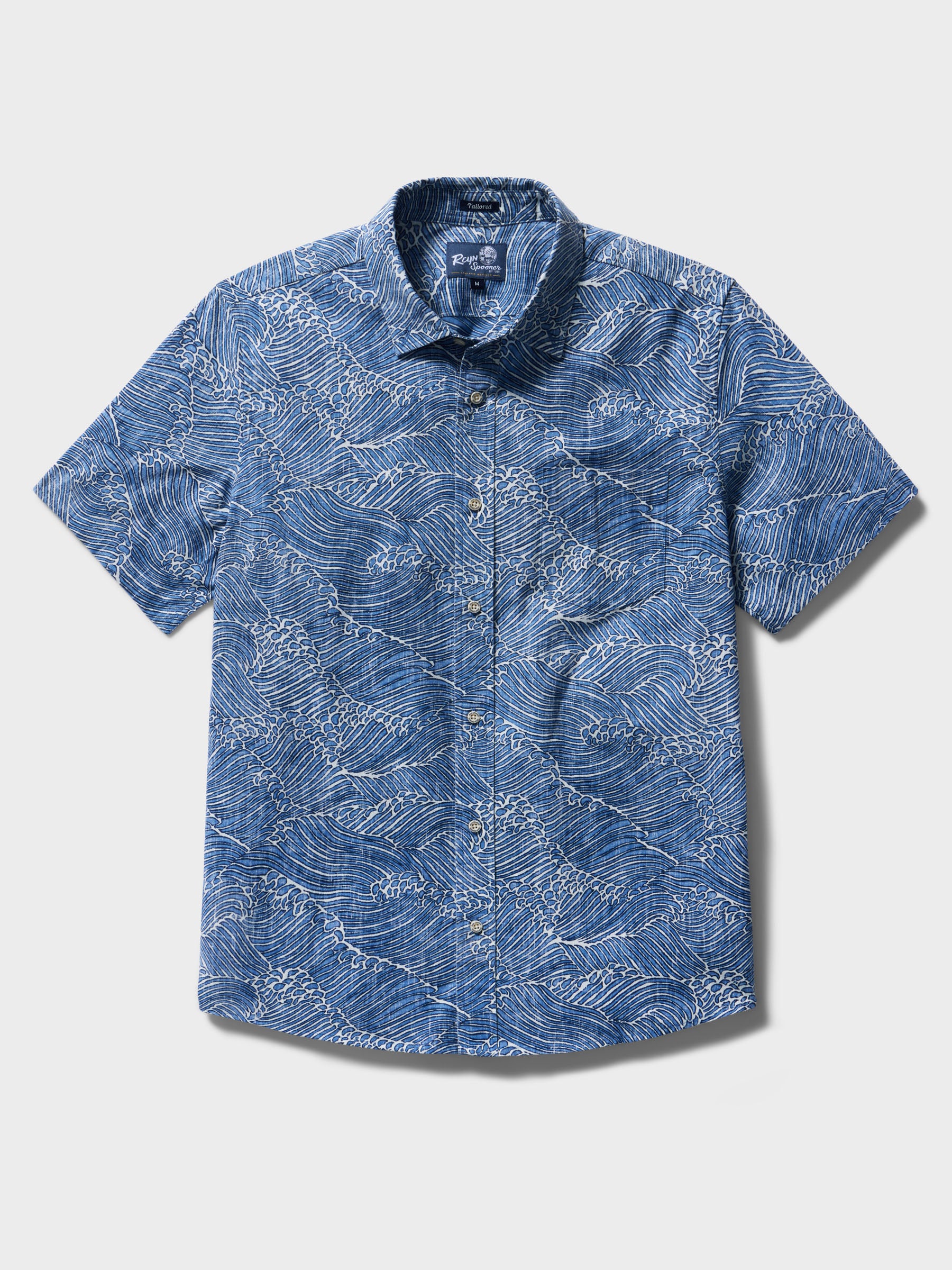 Reyn Spooner MOLOKAI CHANNEL TAILORED in LICHEN BLUE
