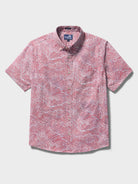 Reyn Spooner MOLOKAI CHANNEL TAILORED in VINTAGE RED