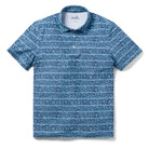 Reyn Spooner HALU'A PUA PERFORMANCE POLO in BLUE
