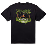 Reyn Spooner VOLCANO GRAPHIC TEE in BLACK