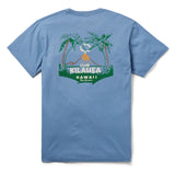 Reyn Spooner VOLCANO GRAPHIC TEE in SLATE