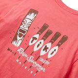 Reyn Spooner TIKI TAVERN GRAPHIC TEE in CORAL