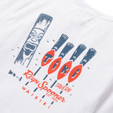 Reyn Spooner TIKI TAVERN GRAPHIC TEE in WHITE