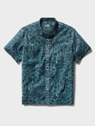 Reyn Spooner MONSTERA INK BUTTON FRONT in DRESS BLUES