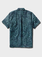 Reyn Spooner MONSTERA INK BUTTON FRONT in DRESS BLUES