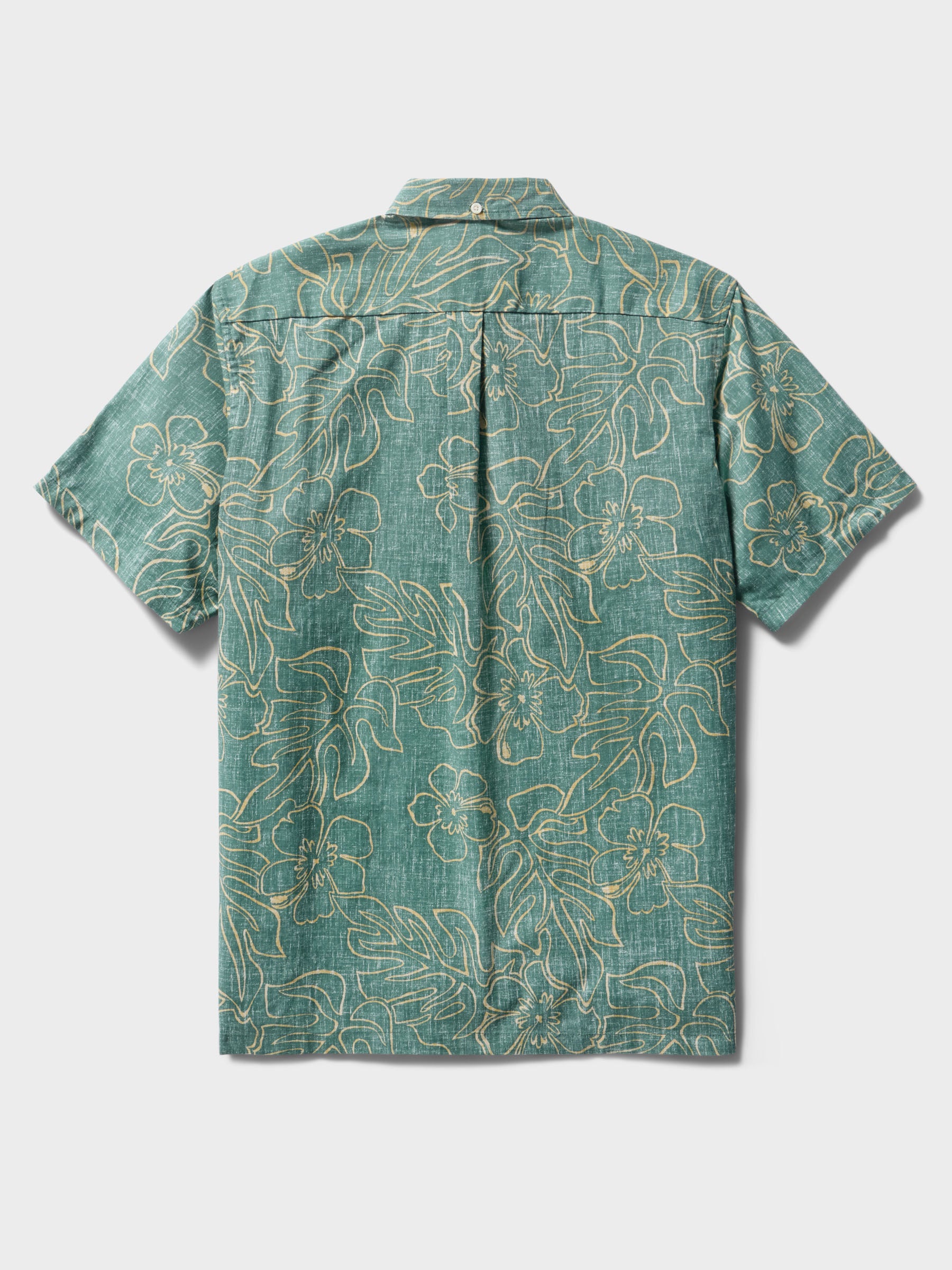 Reyn Spooner MONSTERA INK BUTTON FRONT in SAGEBRUSH