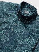 Reyn Spooner MONSTERA INK PULLOVER in DRESS BLUES