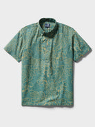 Reyn Spooner MONSTERA INK PULLOVER in SAGEBRUSH
