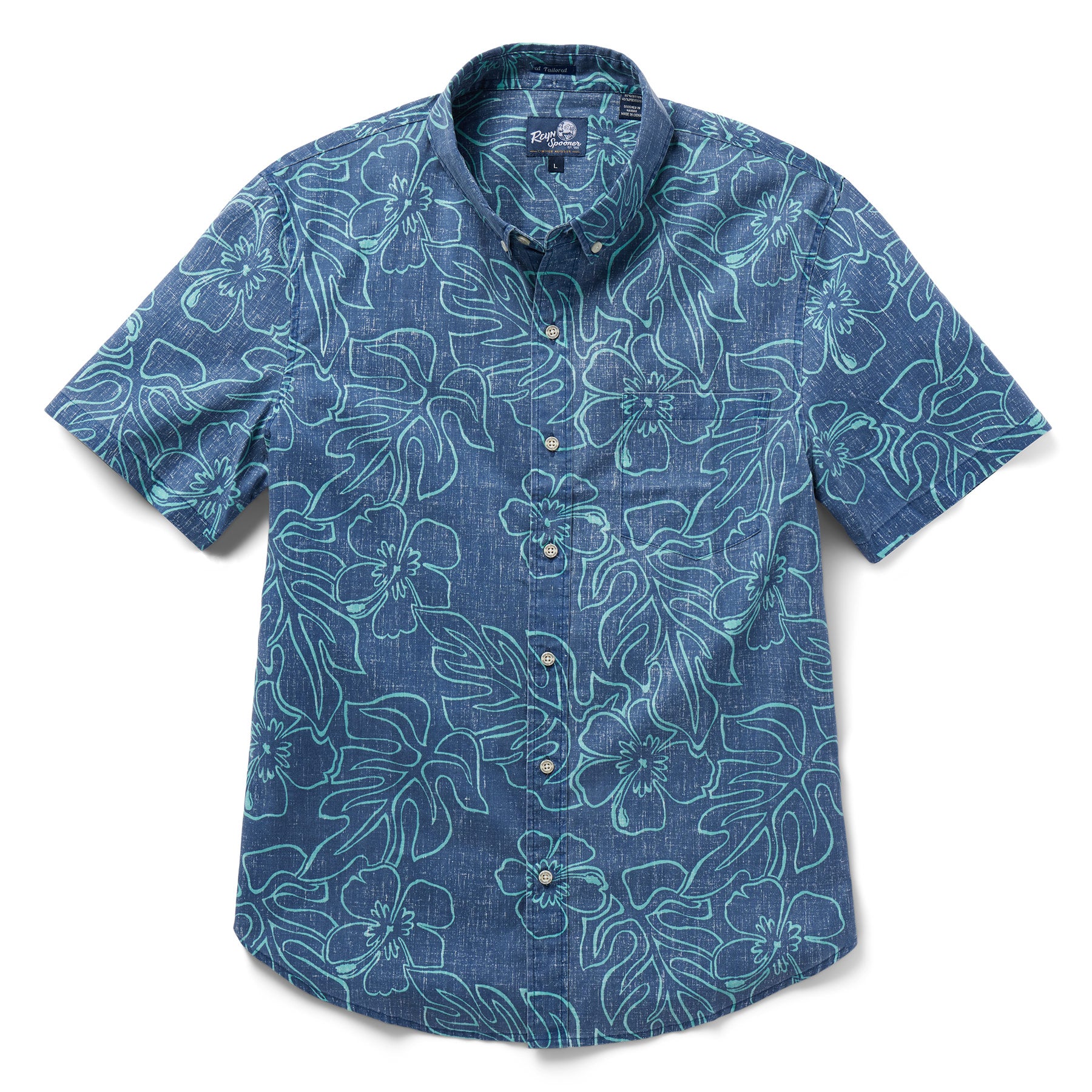MONSTERA INK MEN'S SHIRT | Reyn Spooner