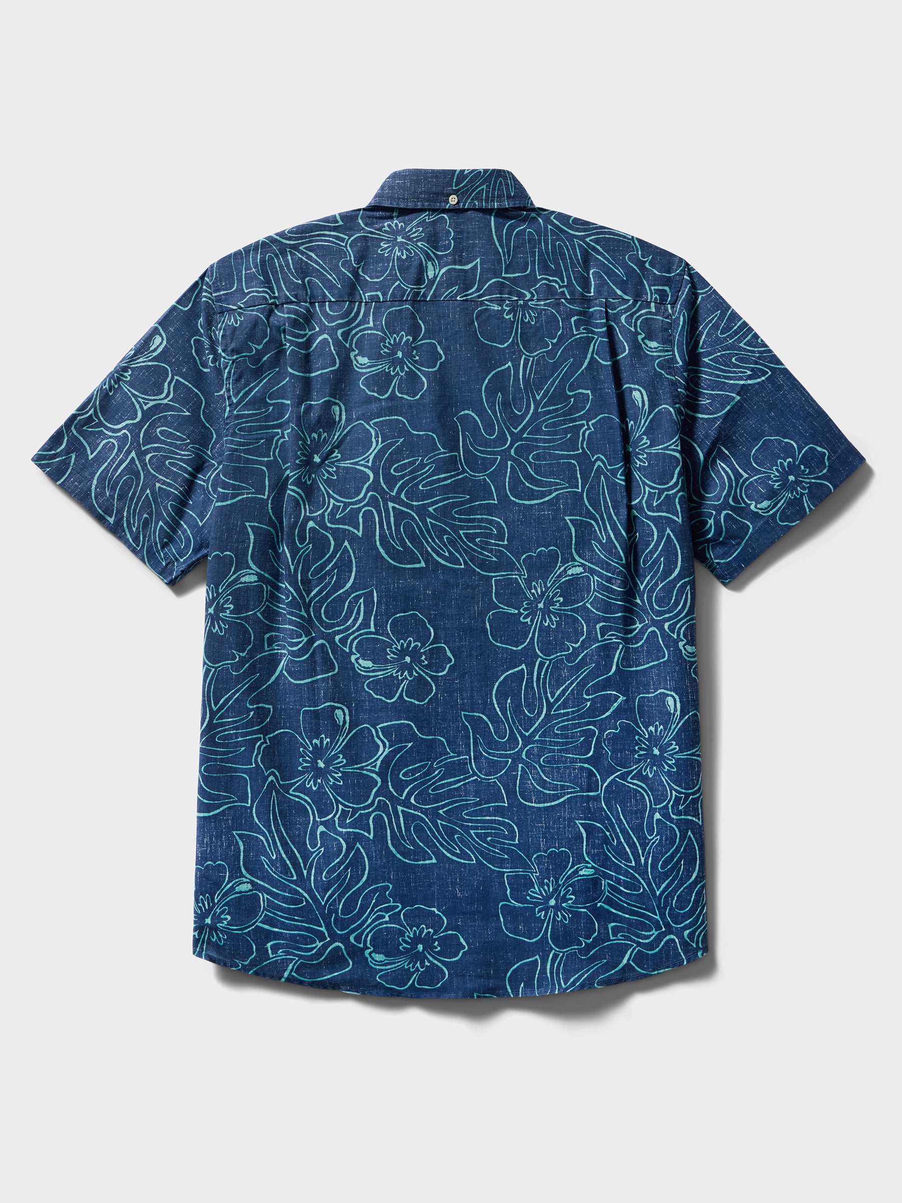 Reyn Spooner MONSTERA INK TAILORED in DRESS BLUES