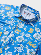 Reyn Spooner UNIVERSITY OF CALIFORNIA LOS ANGELES GAME DAY PERFORMANCE POLO in BLUE