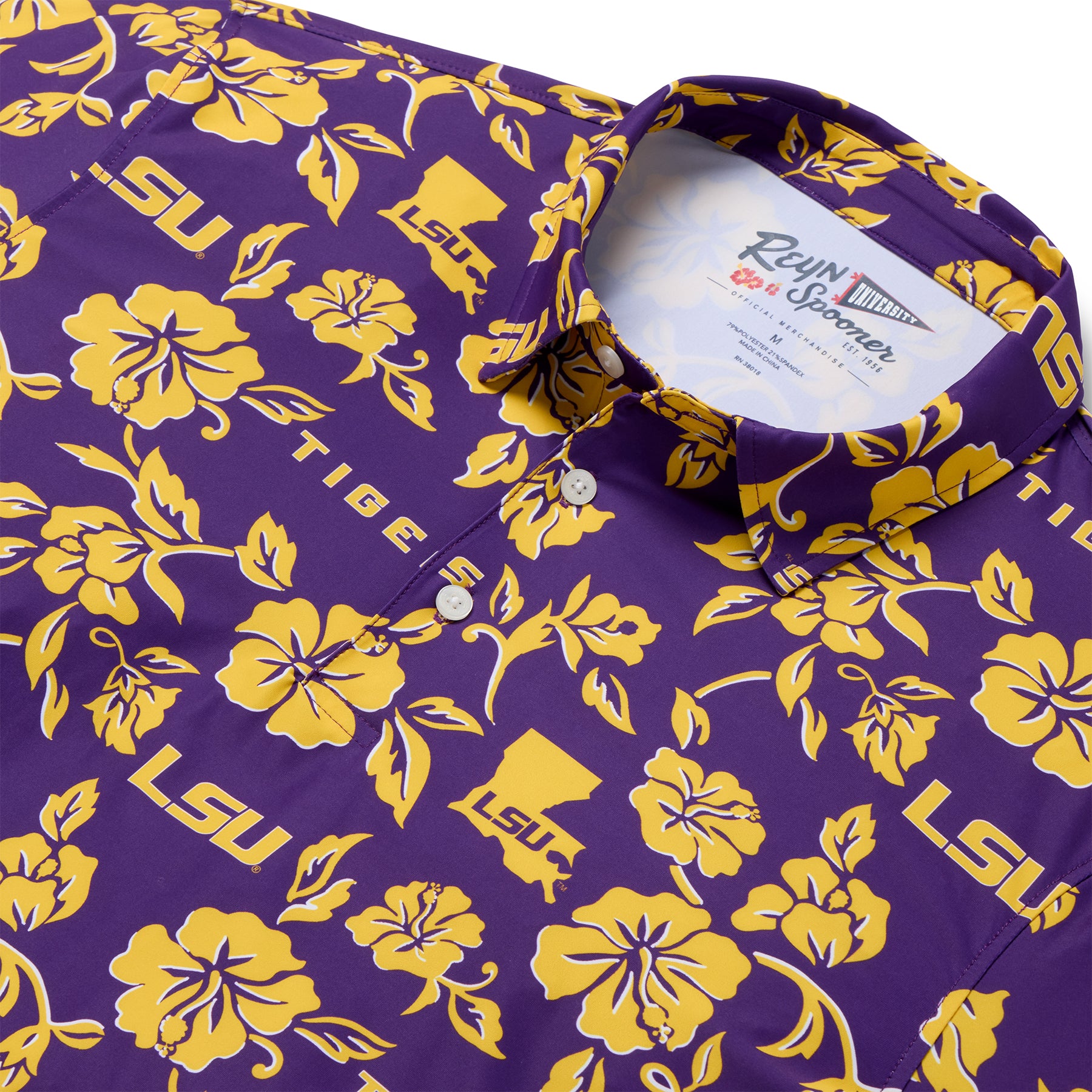 Louisiana State University LSU 7分丈シャツ LOUISIANA STATE