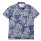 Reyn Spooner MAUNA MONSTERA PERFORMANCE POLO in BLUE HORIZON