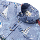 Reyn Spooner PACIFIC CUP 2024 BUTTON FRONT in INFINITY BLUE