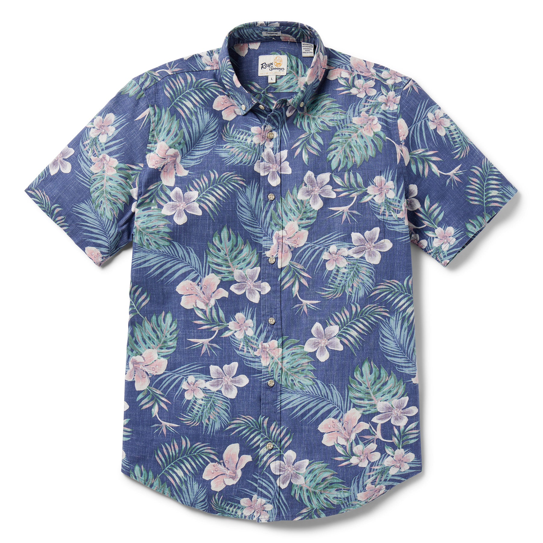 TROPICAL BLOOMS MEN'S ALOHA SHIRT | Reyn Spooner