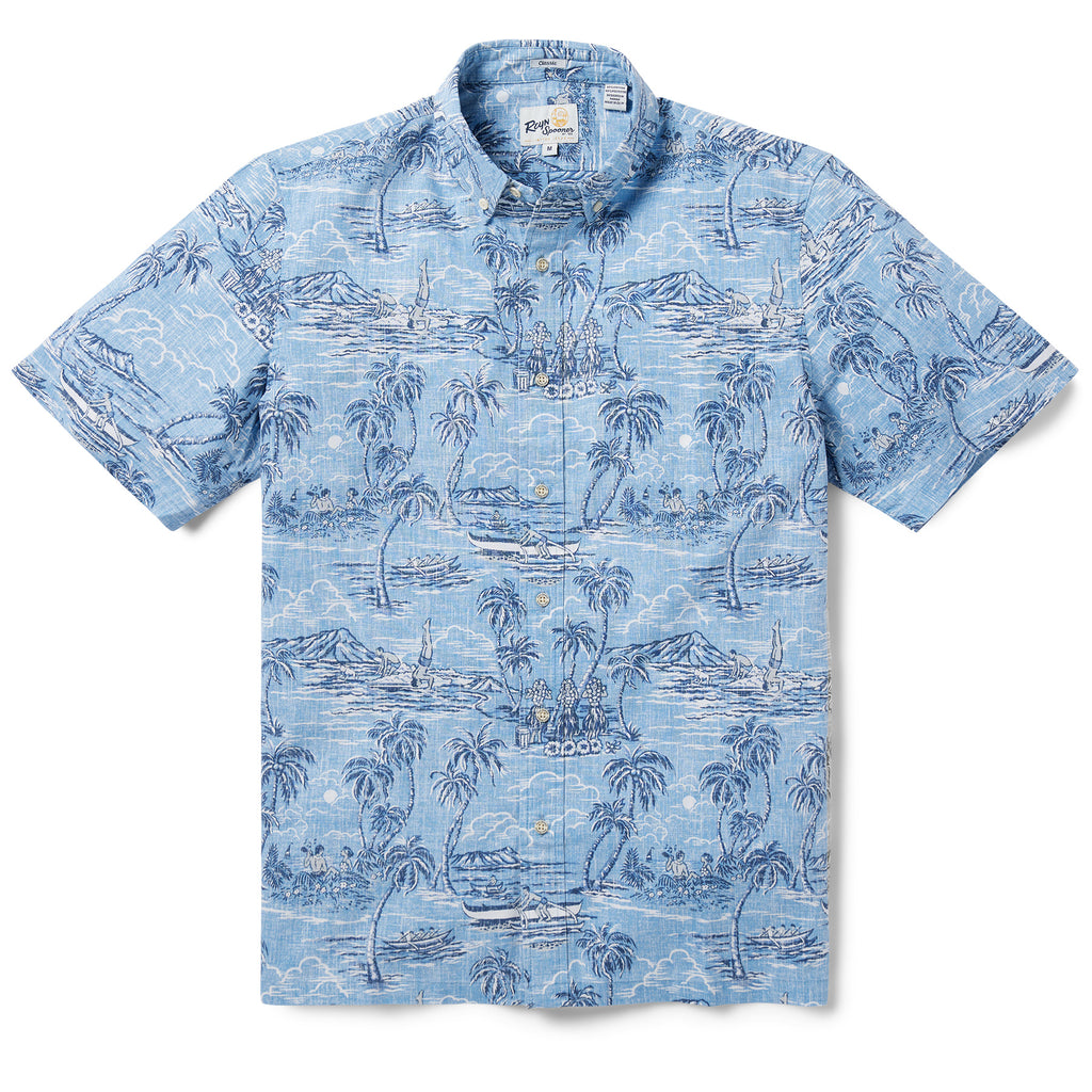 Reyn Spooner ISLAND PARADISE BUTTON FRONT in CHAMBRAY