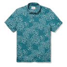 Reyn Spooner HIBISCUS MONSTERA PERFORMANCE POLO in HYDRO