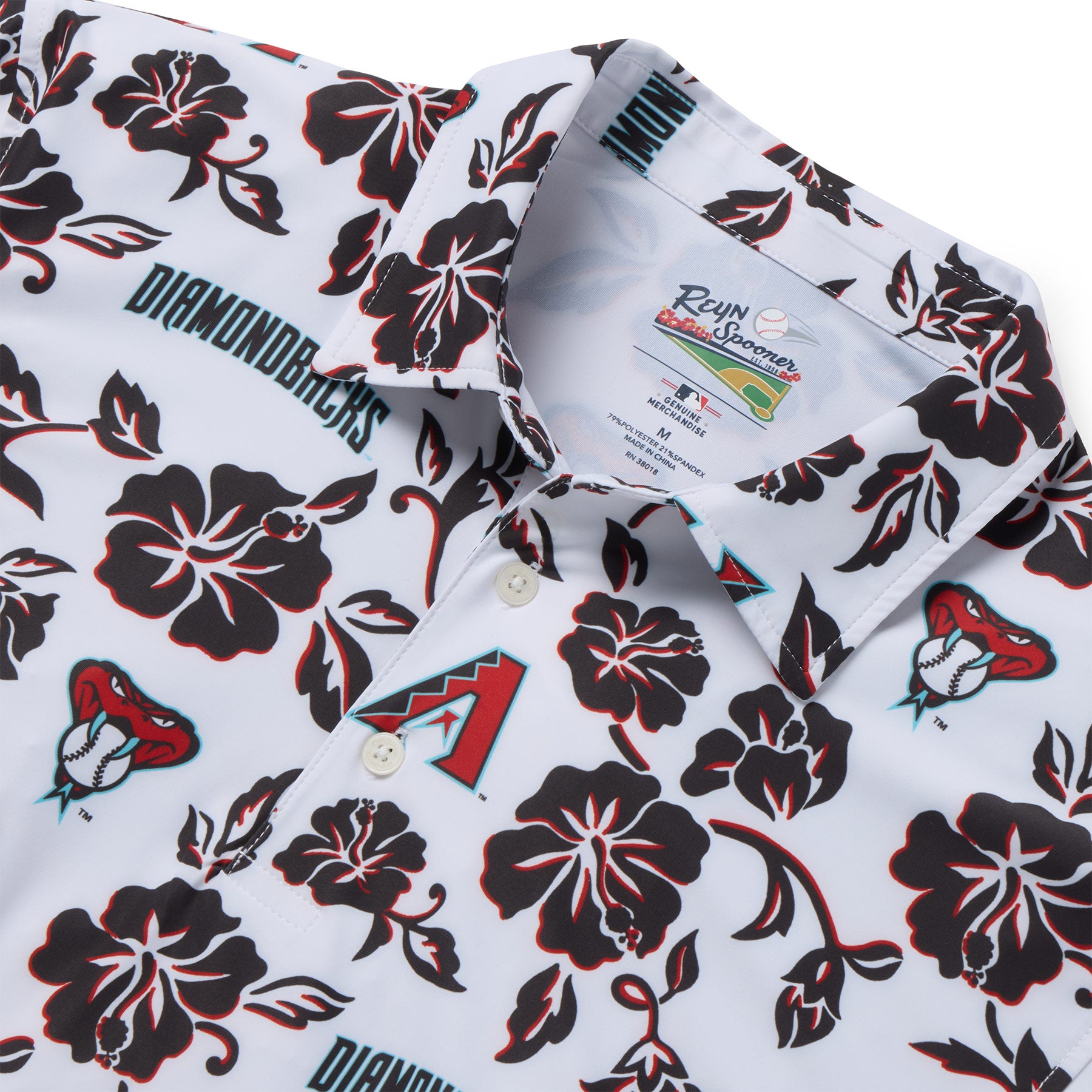 Reyn Spooner MLB® ARIZONA DIAMONDBACKS GAME DAY PERFORMANCE POLO in WHITE