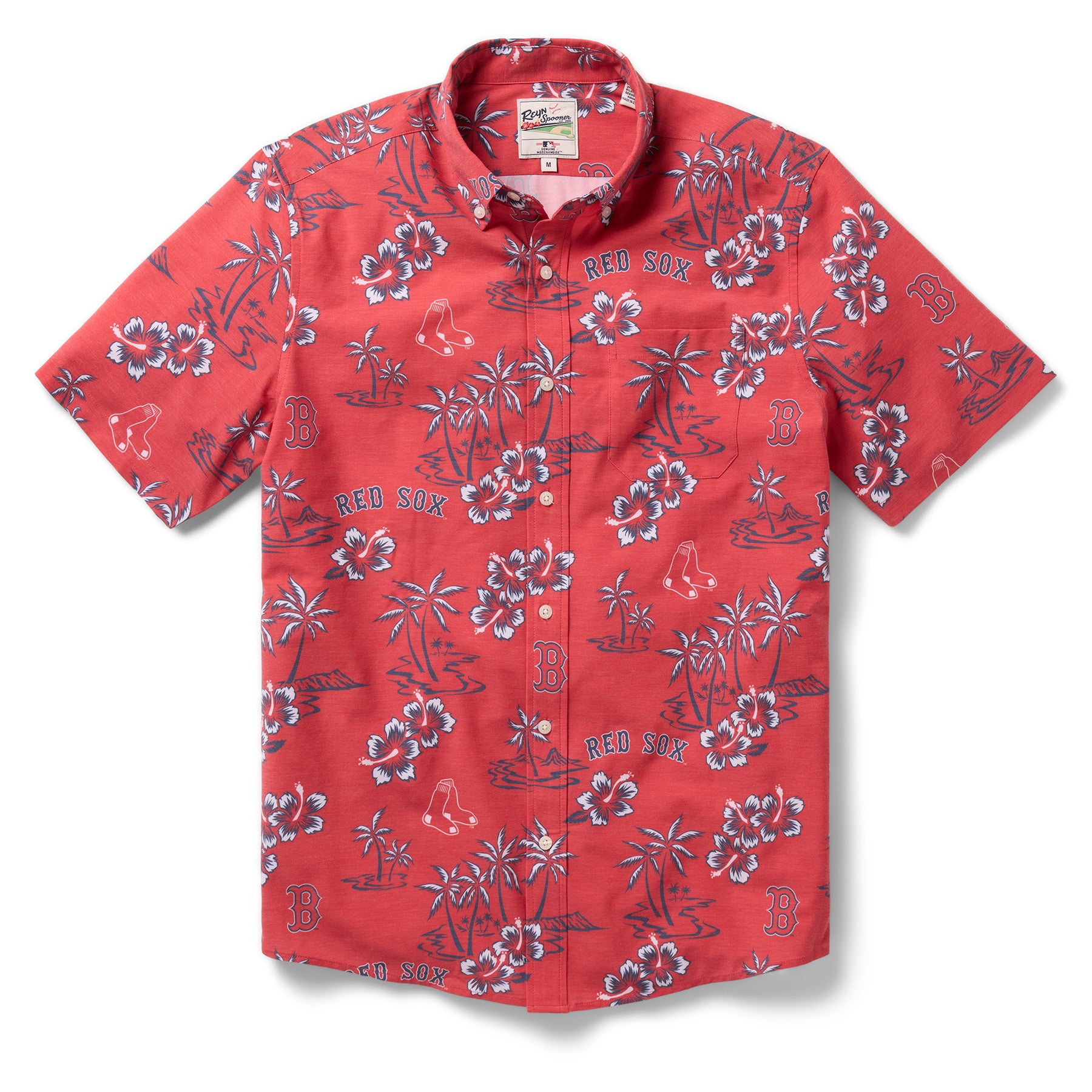 boston red sox dress shirt Men's Reyn Spooner Red Kekai Performance Button-Down Top, Size: Small Winston Porter Kostka Modern model-sophieb Buck Skyline Recycled Pinstripe Size:9 UK / 10 US