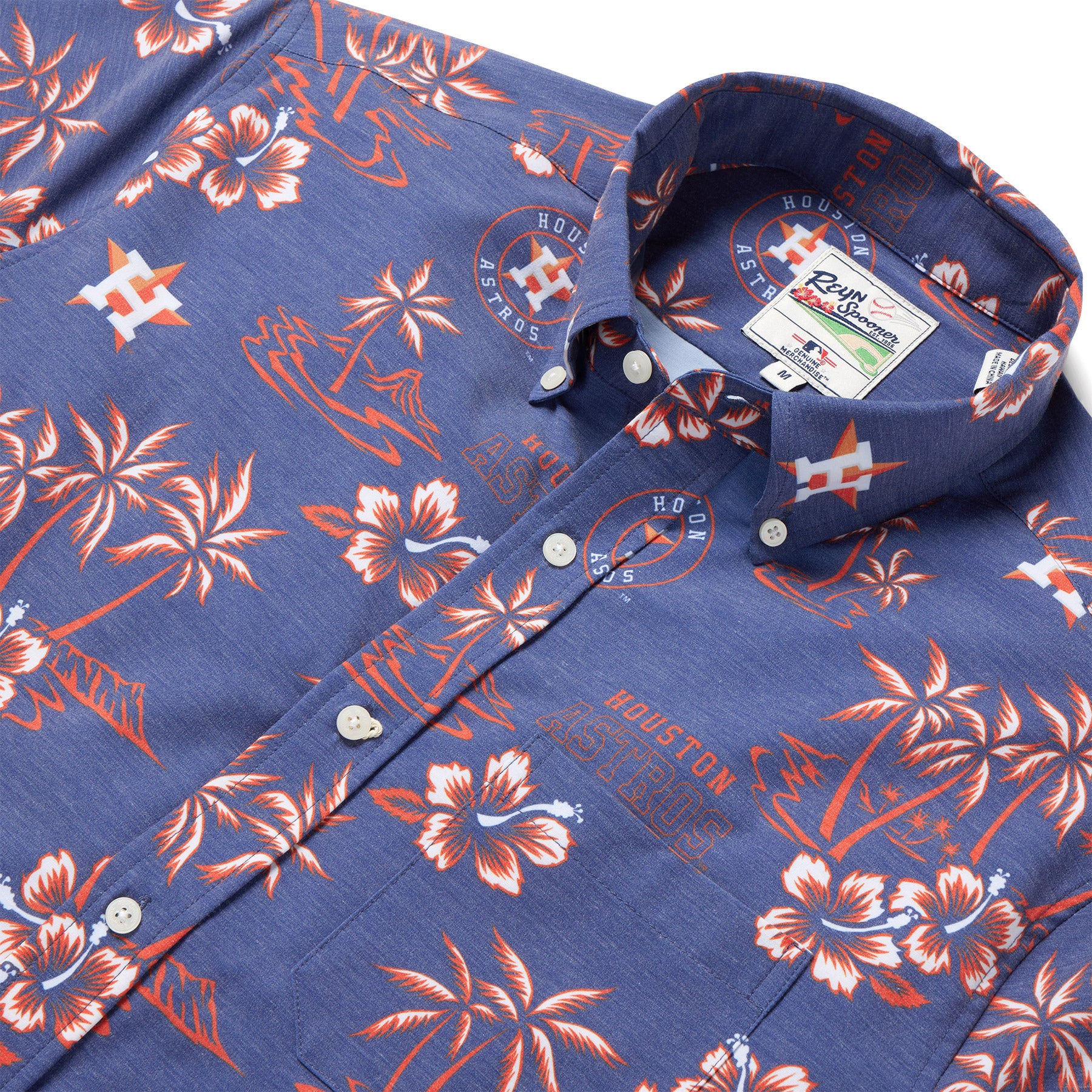 MLB® HOUSTON ASTROS GAME DAY PERFORMANCE ALOHA SHIRT – Reyn Spooner