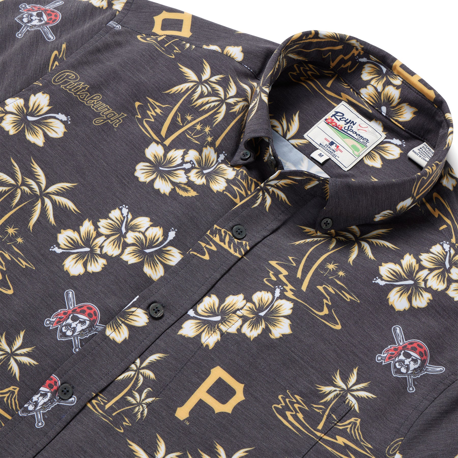 MLB® PITTSBURGH PIRATES GAME DAY PERFORMANCE ALOHA SHIRT – Reyn