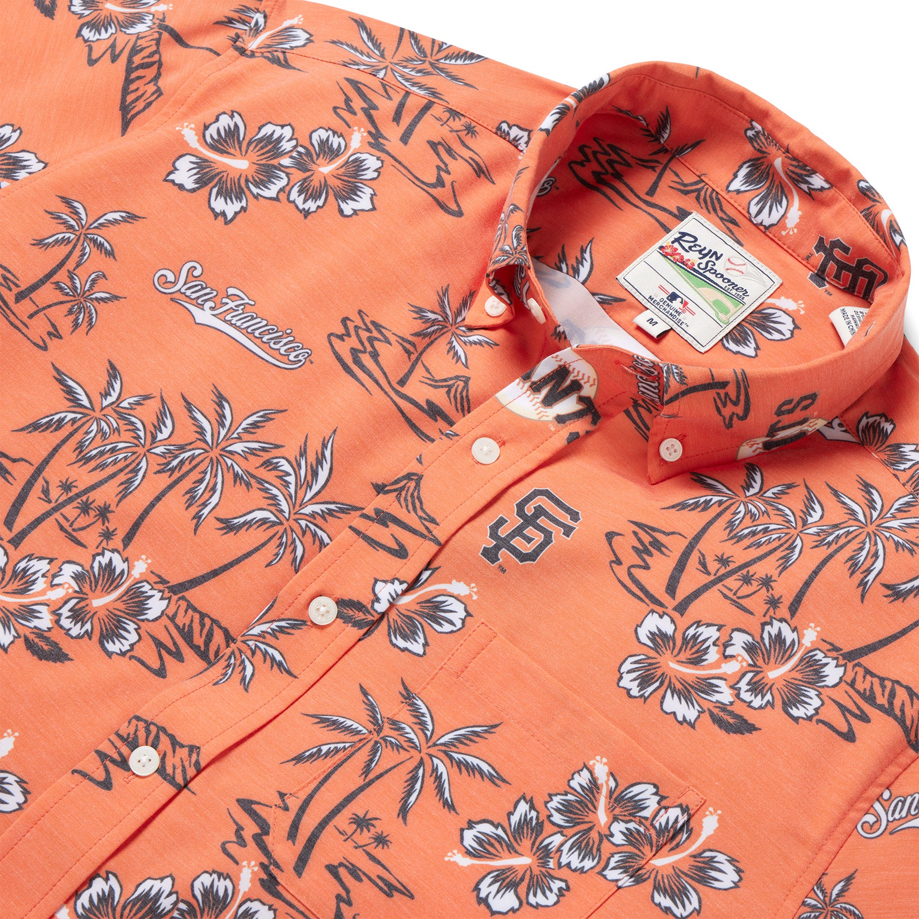 MLB® SAN FRANCISCO GIANTS GAME DAY PERFORMANCE ALOHA SHIRT – Reyn
