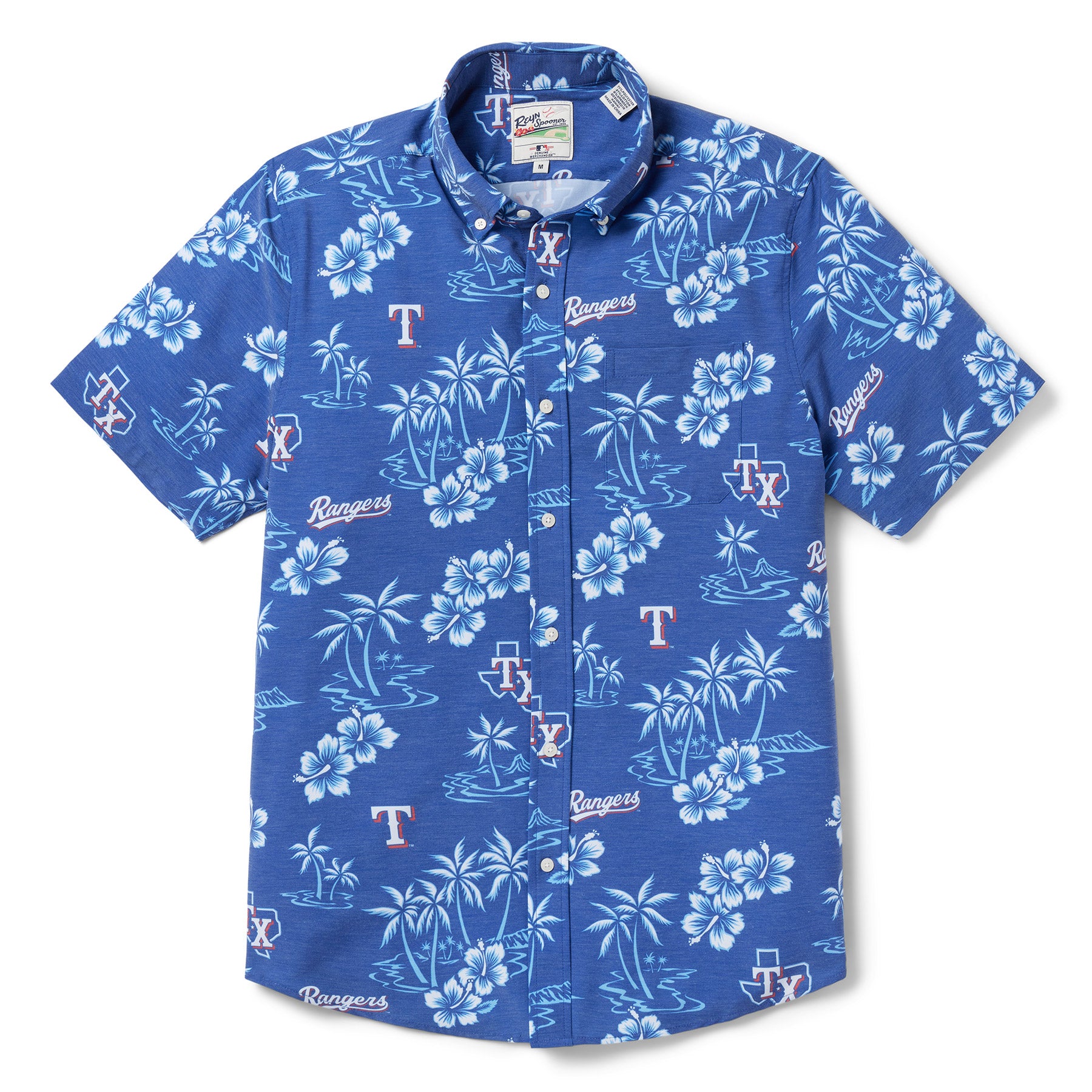 MLB® TEXAS RANGERS GAME DAY PERFORMANCE ALOHA SHIRT – Reyn Spooner