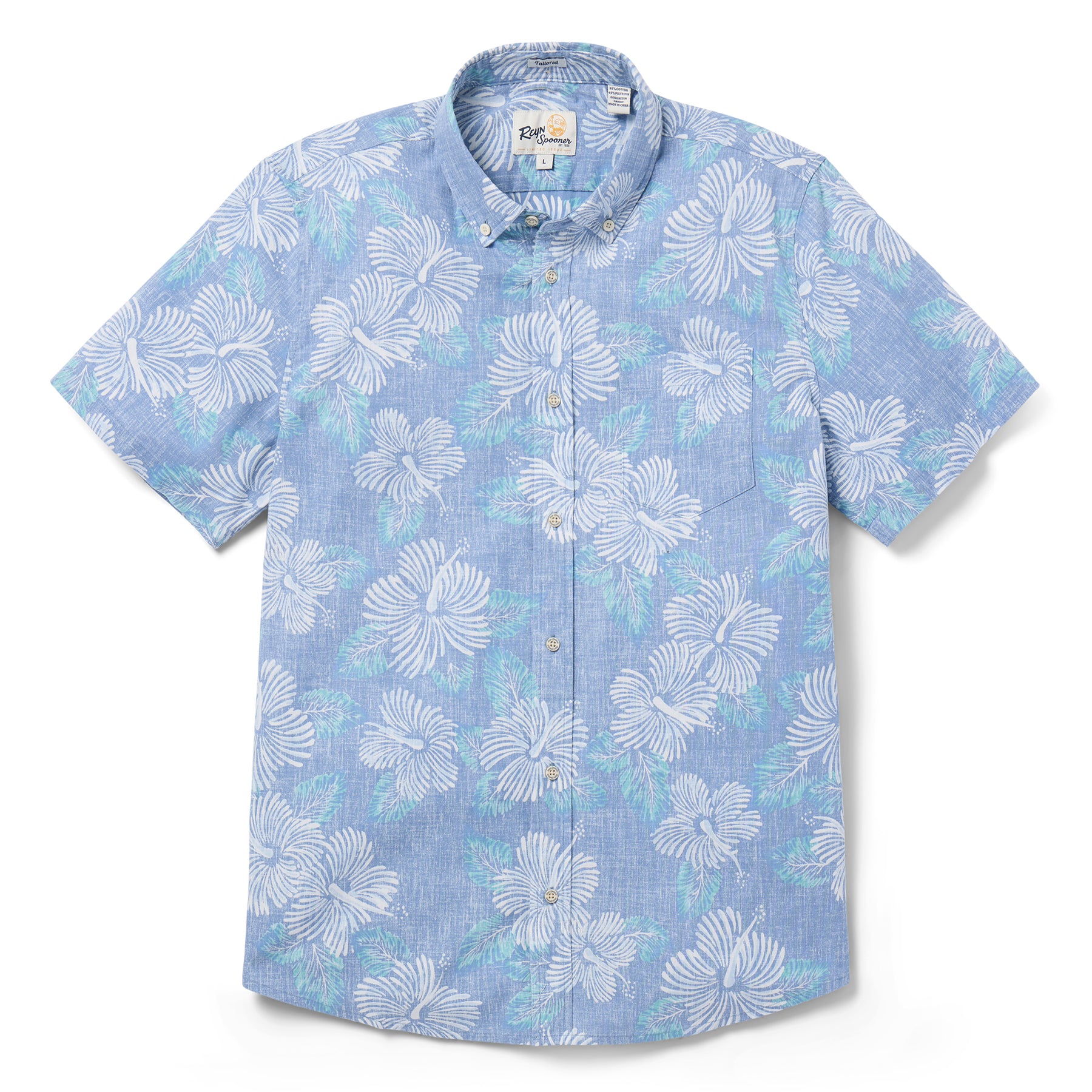HIBISCUS BLOOMS MEN'S ALOHA SHIRT | Reyn Spooner