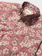 Reyn Spooner BISCUS BOUNTY PULLOVER in EARTH RED