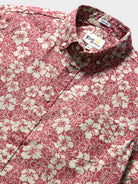 Reyn Spooner BISCUS BOUNTY TAILORED in EARTH RED