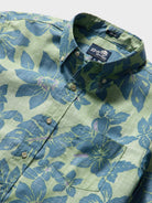 Reyn Spooner COSTA RICA BUTTON FRONT in QUIET GREEN