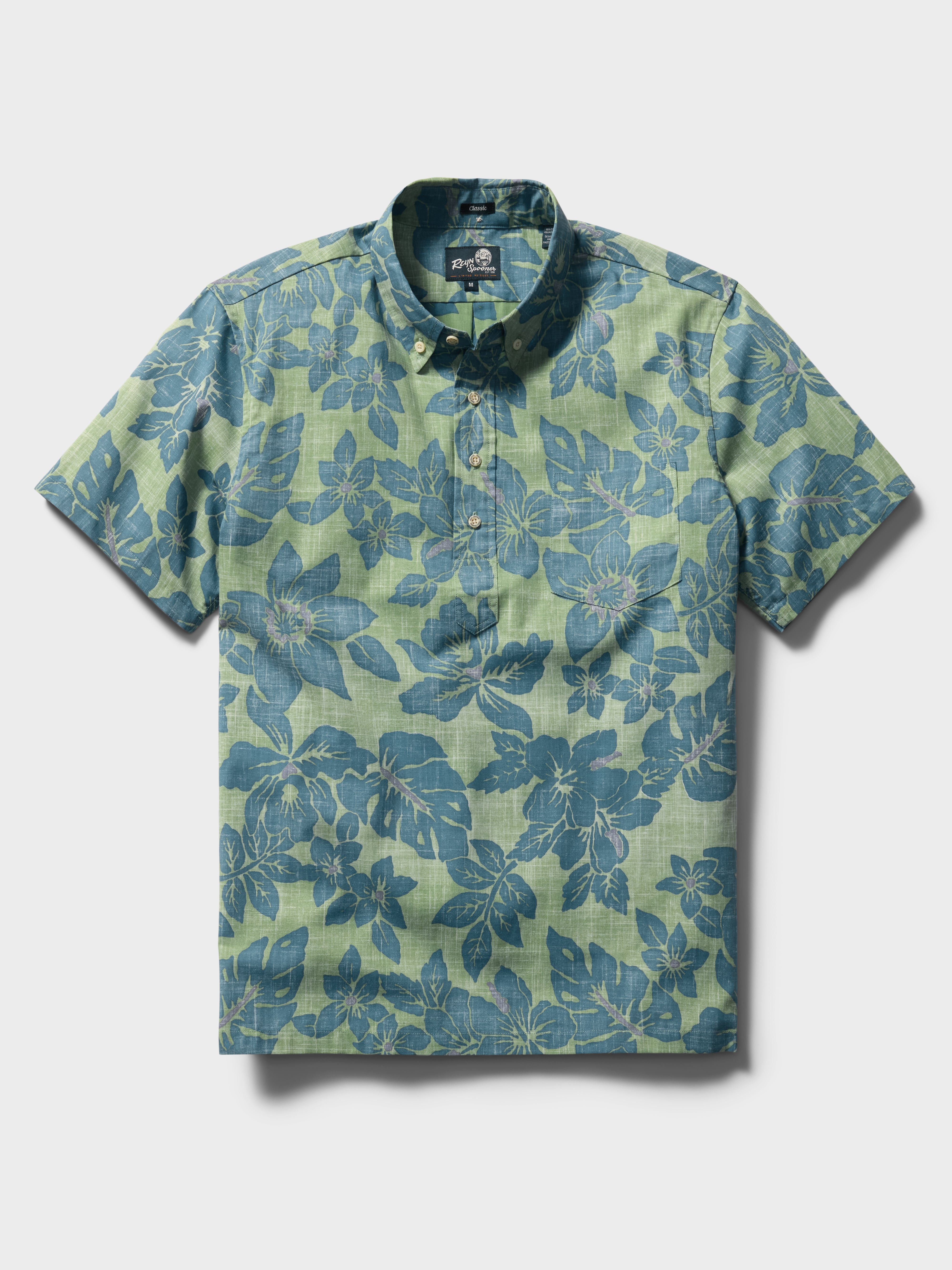 Reyn Spooner COSTA RICA PULLOVER in QUIET GREEN