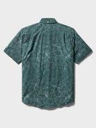 Reyn Spooner BIG BLOOMS PERFORMANCE ALOHA SHIRT in Bistro Green