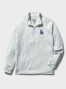 Reyn Spooner MLB® LOS ANGELES DODGERS QUARTER ZIP in SOUTH PACIFIC TAPA - WHITE