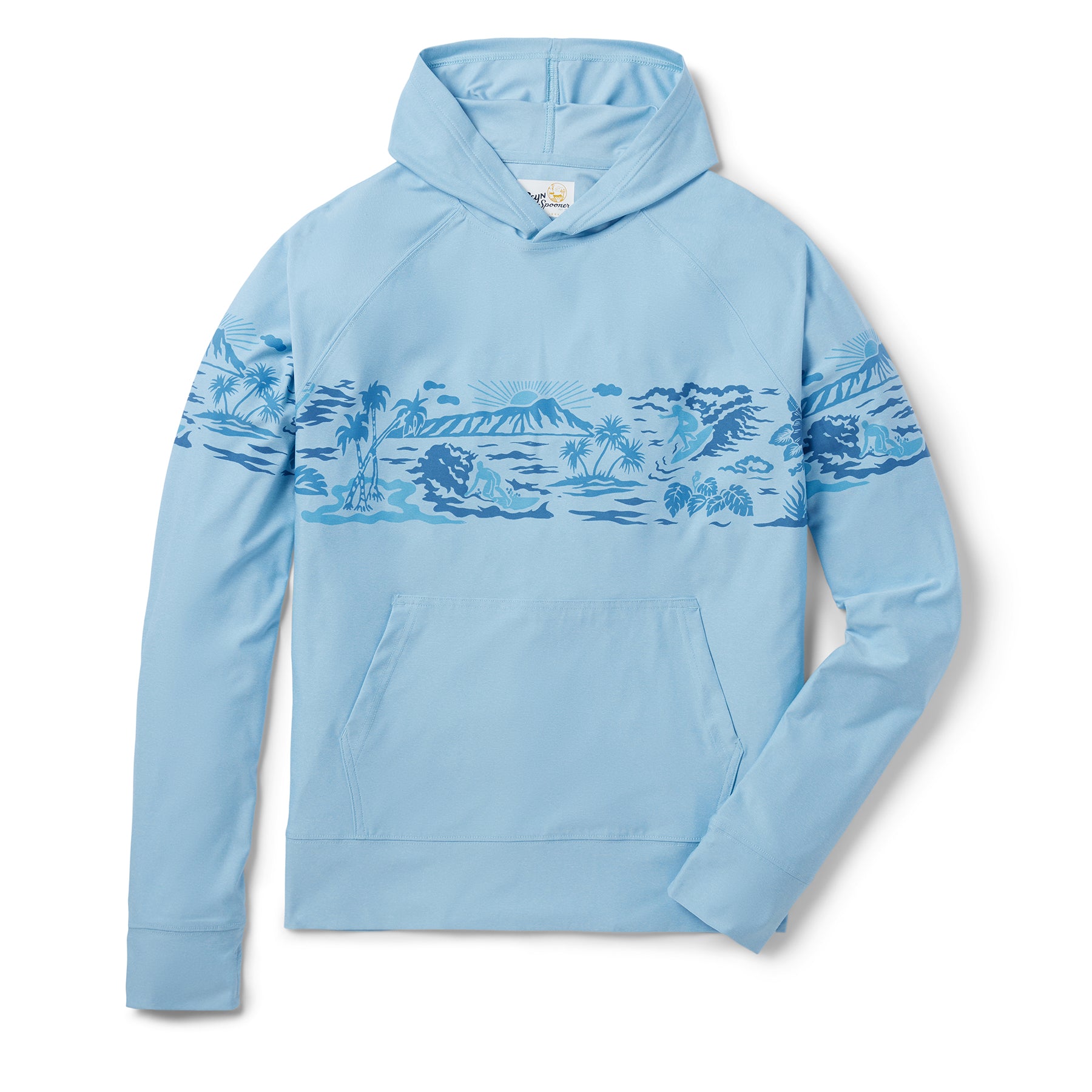 WAIKIKI BEACH PERFORMANCE HOODIE Performance Fabric