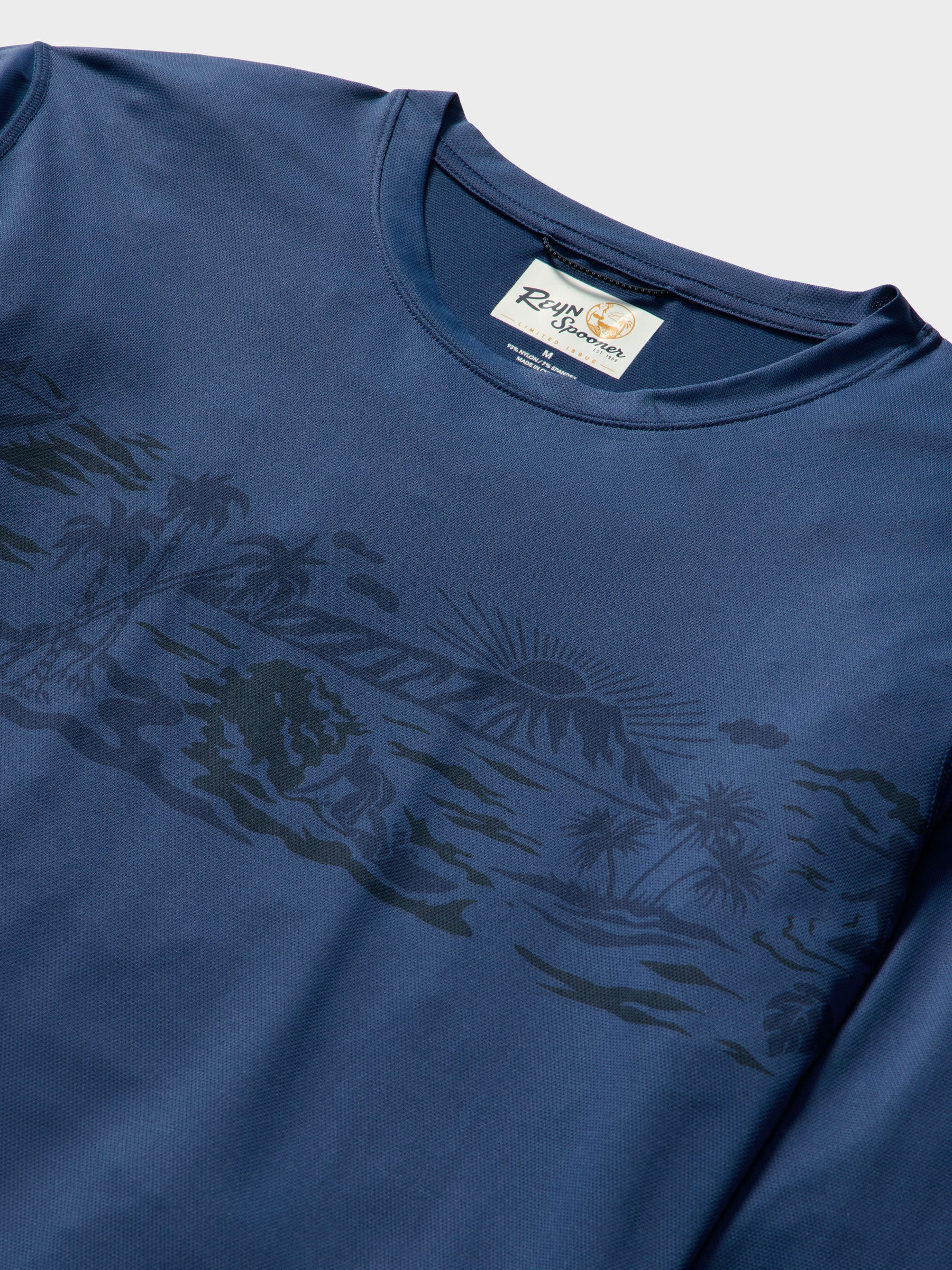 Reyn Spooner WAIKIKI BEACH SUN SHIRT in NAVY