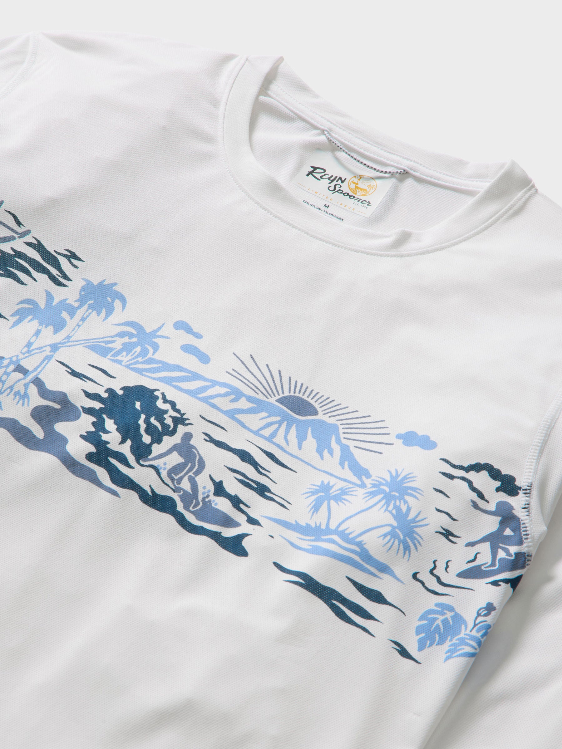 Reyn Spooner WAIKIKI BEACH SUN SHIRT in WHITE